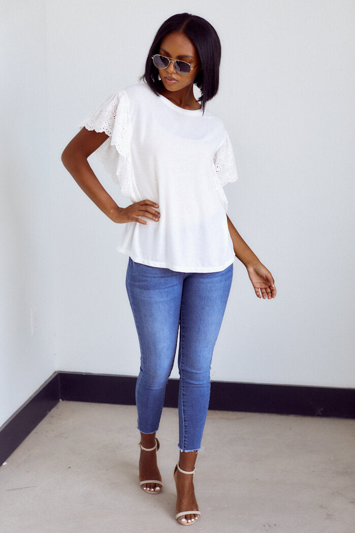 Harper Sleeveless Lace Top