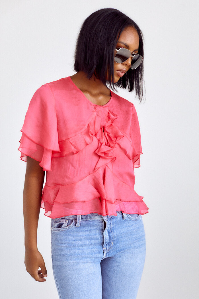 Kempsey Ruffle Detail Blouse