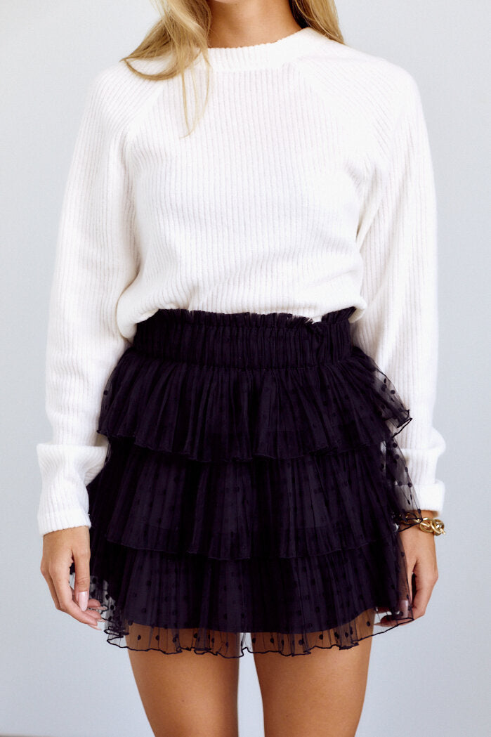 Colemo Tiered Mini Skirt