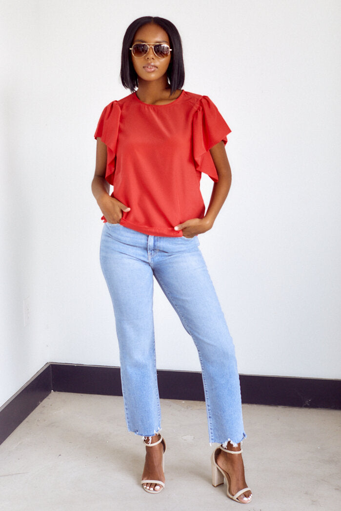 Colten Puff Detail Blouse