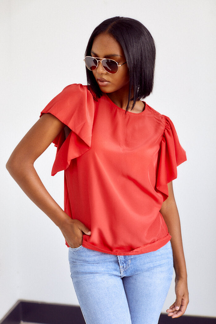 Colten Puff Detail Blouse