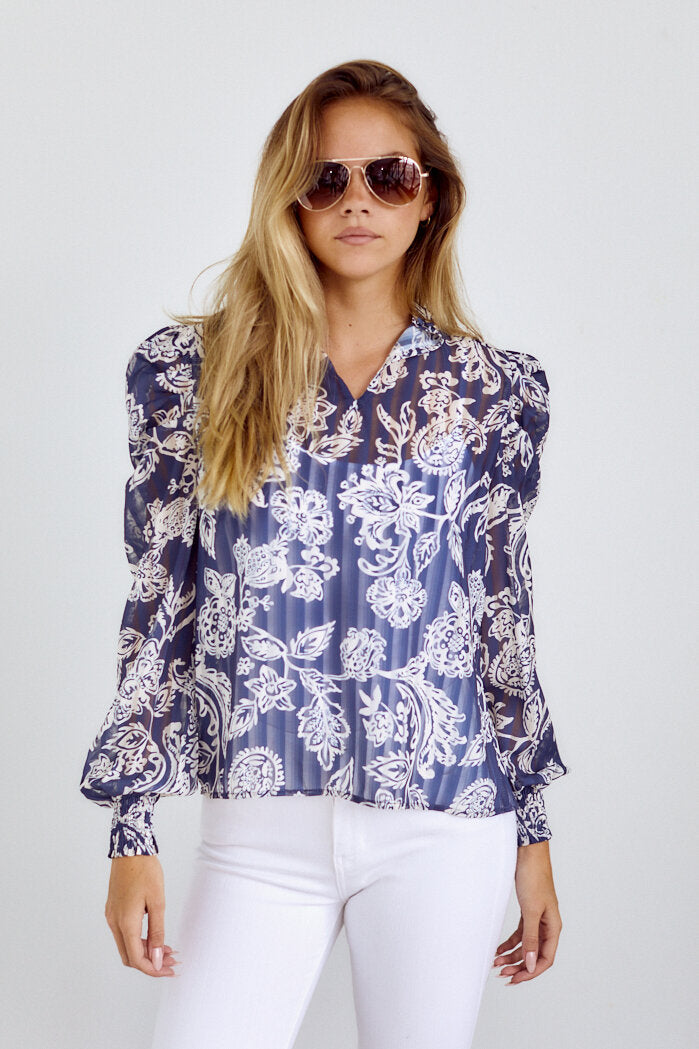Camino Puff Sleeve Blouse