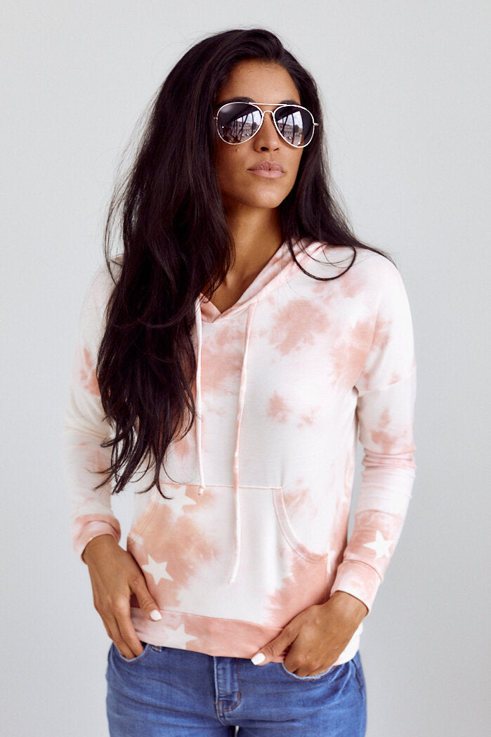 Cassidy Tie Dye Star Hoodie