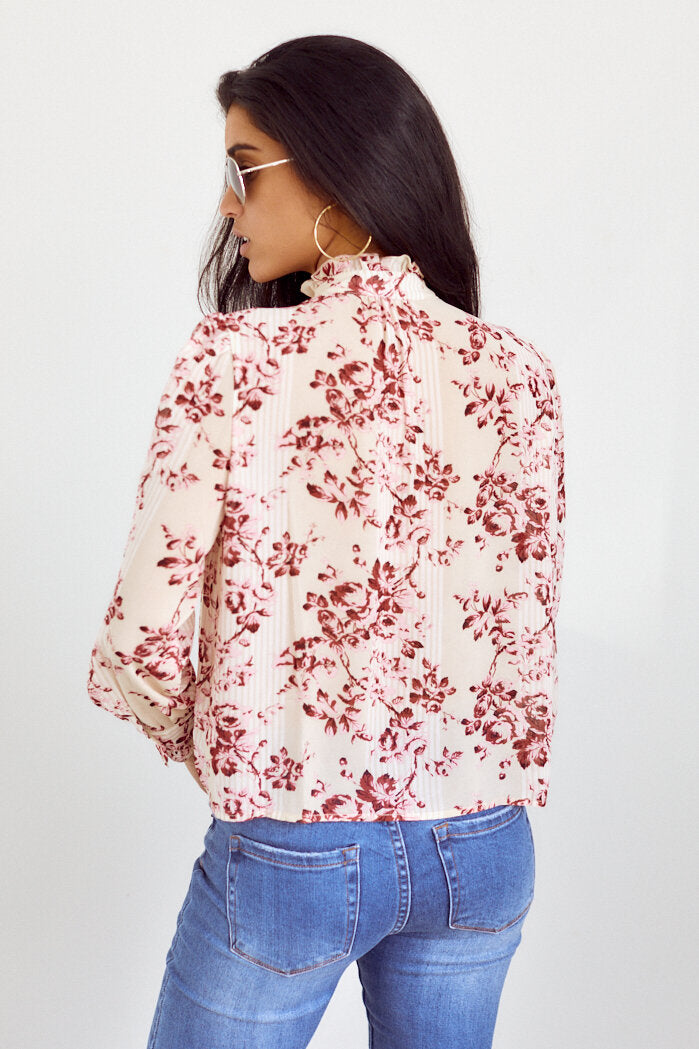 Constance Floral Long Sleeve Blouse