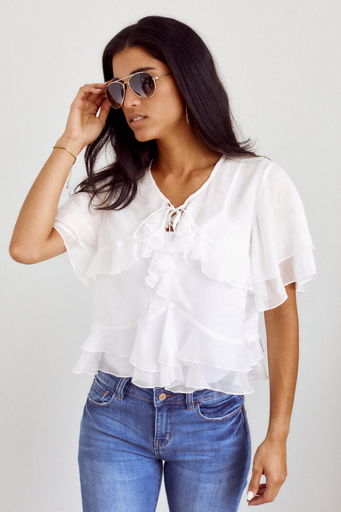 Kempsey Ruffle Detail Blouse