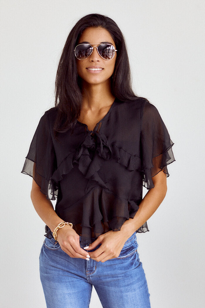 Kempsey Ruffle Detail Blouse