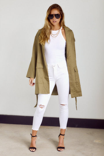 Clarinda Wrap Style Lightweight Jacket