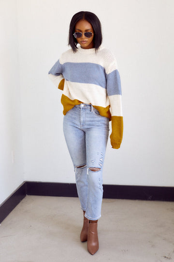 Linette Stripe Sweater