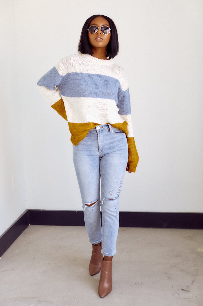 Linette Stripe Sweater