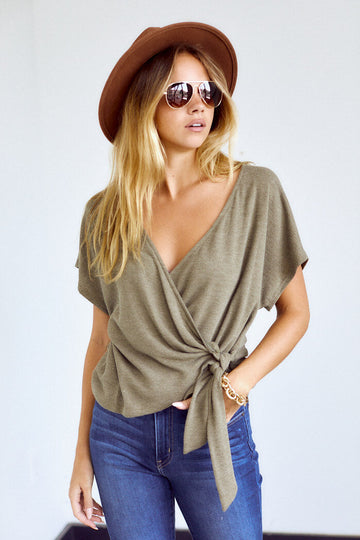 Maybelle Wrap Style Blouse