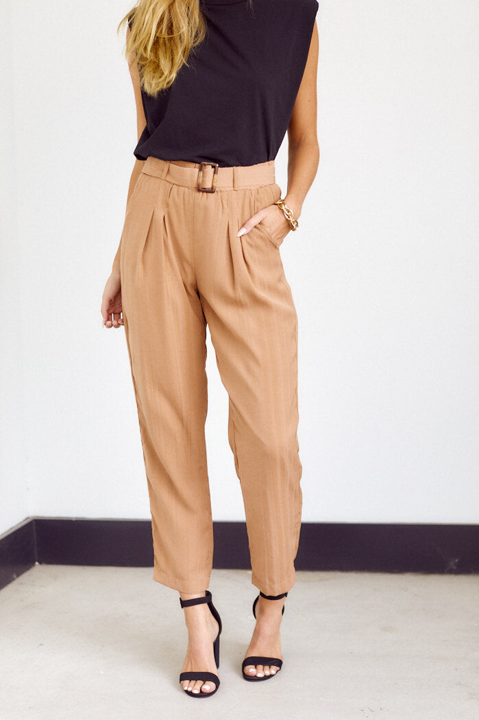 Escalona Belted Crop Pant