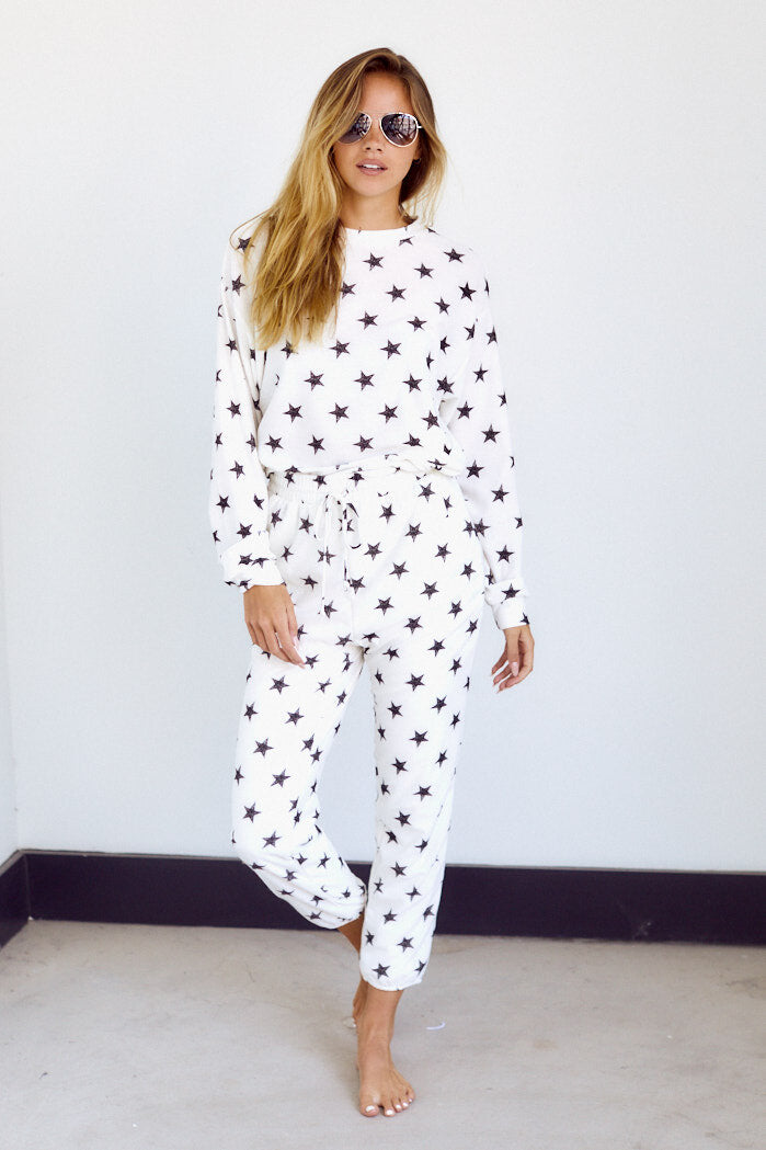 Ashmore Star Print Sweatshirt