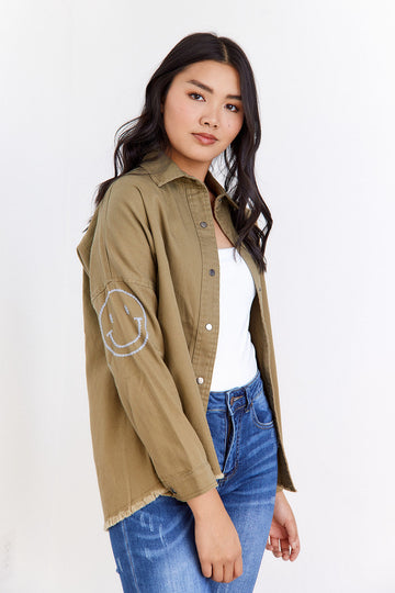 Marsha Smiley Embroidered Jacket