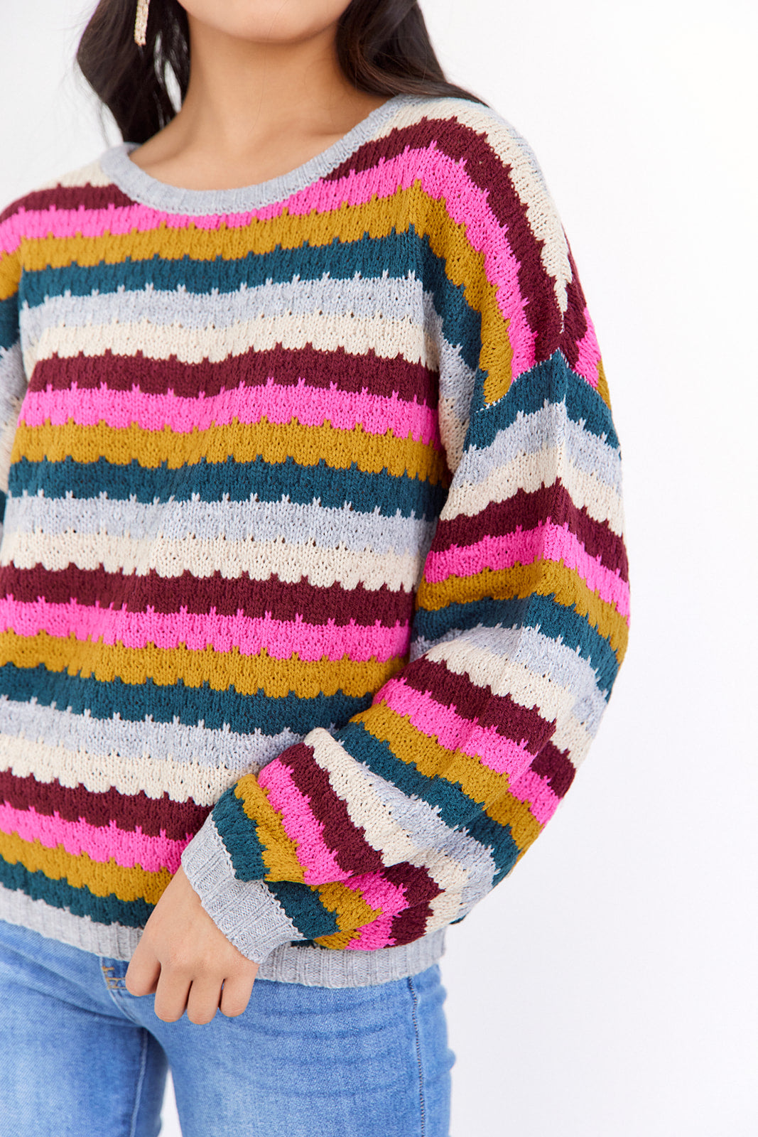 Daphne Striped Sweater