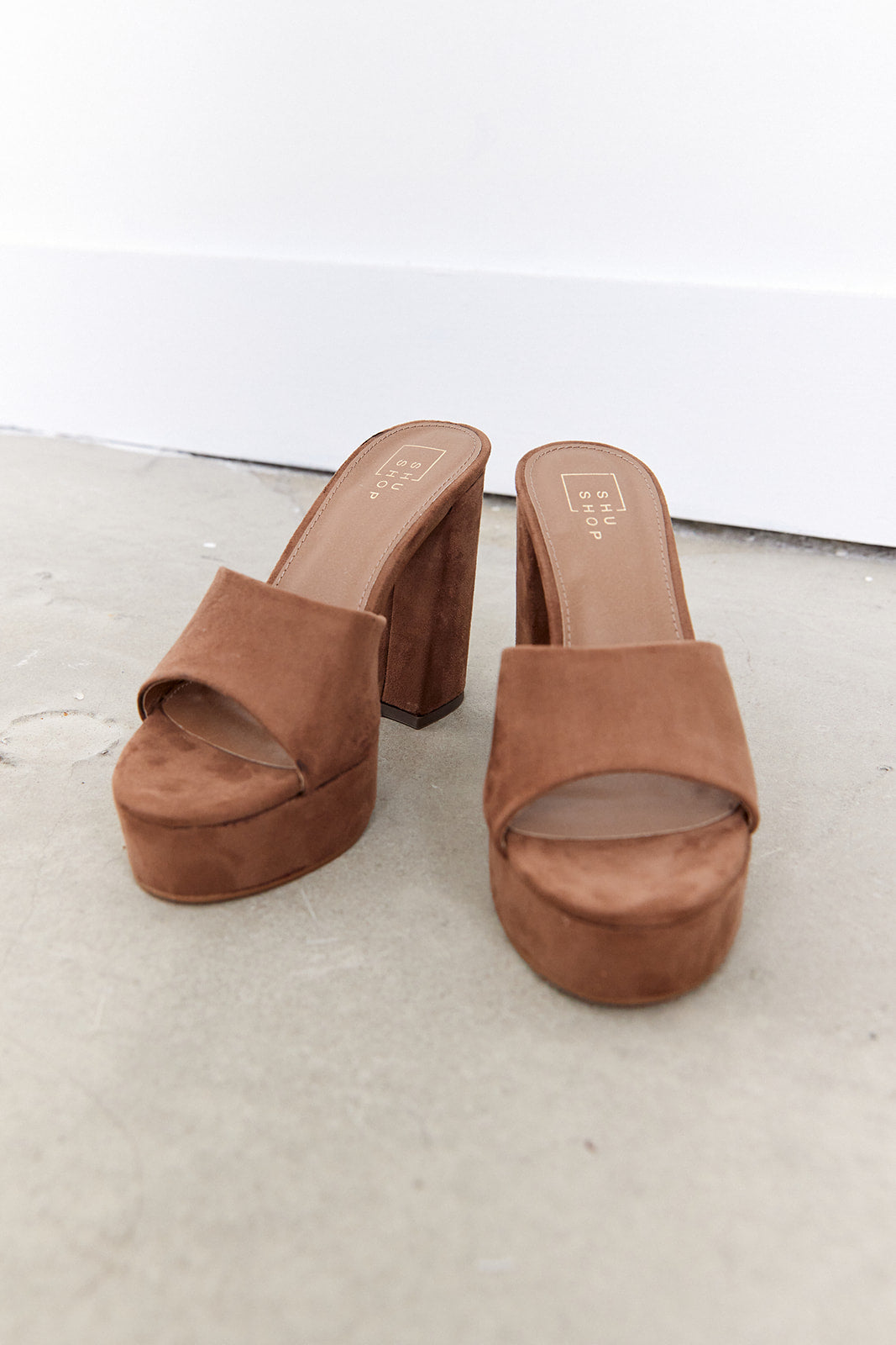 SALE - Esther Suede Platform Heel