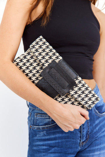 SALE - Gianna Houndstooth Purse
