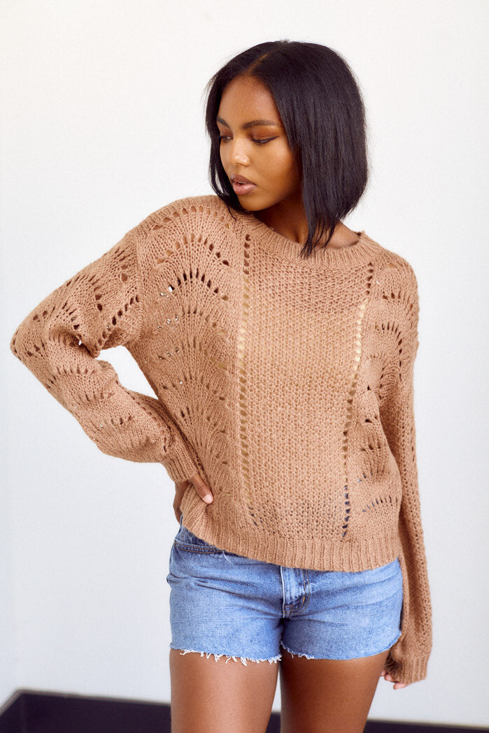Manchestor Open Knit Sweater