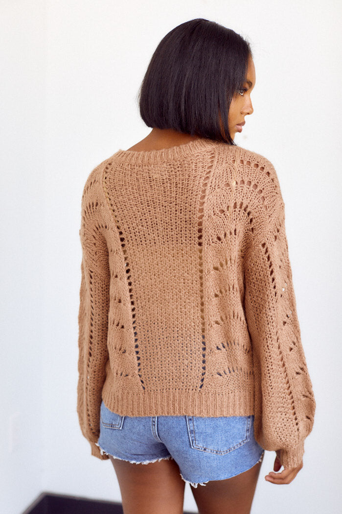 Manchestor Open Knit Sweater