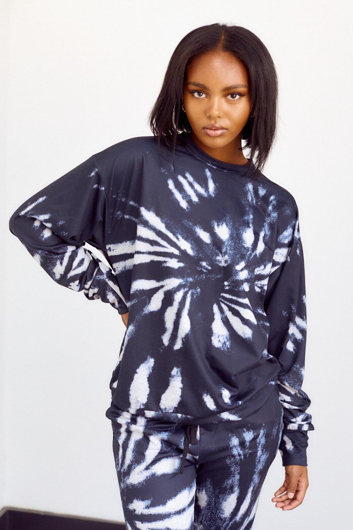 Averi Tie Dye Lounge Pullover