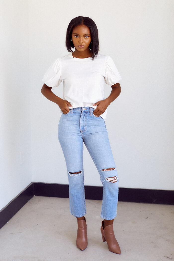 Aria Puff Sleeve Tee