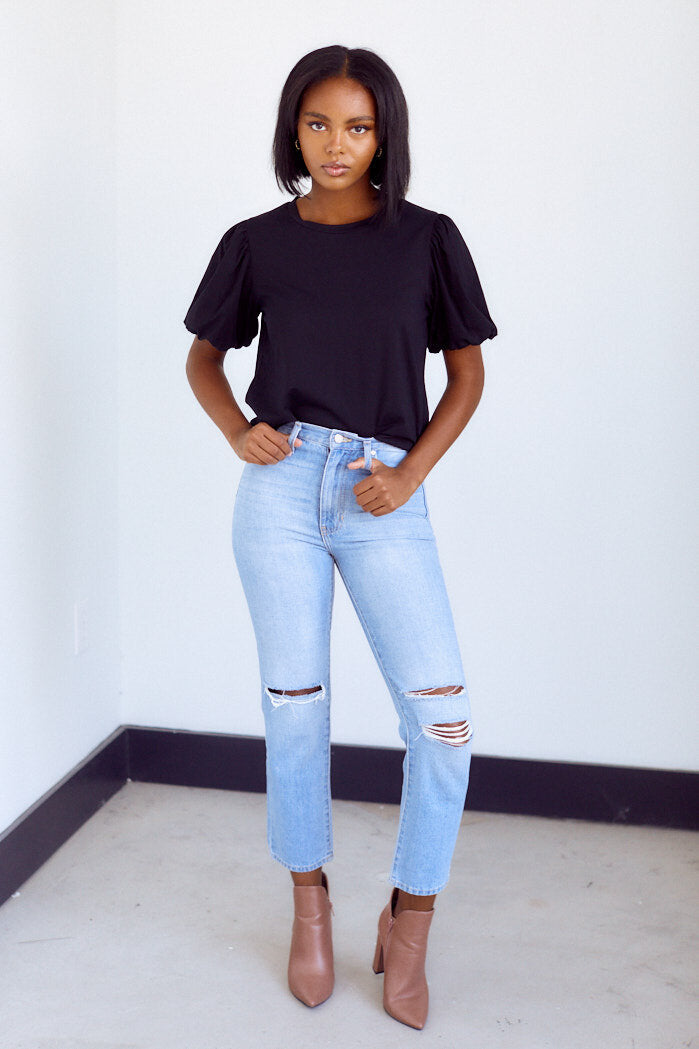 Aria Puff Sleeve Tee