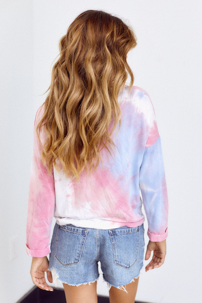 Isla 3/4 Tie Dye Top