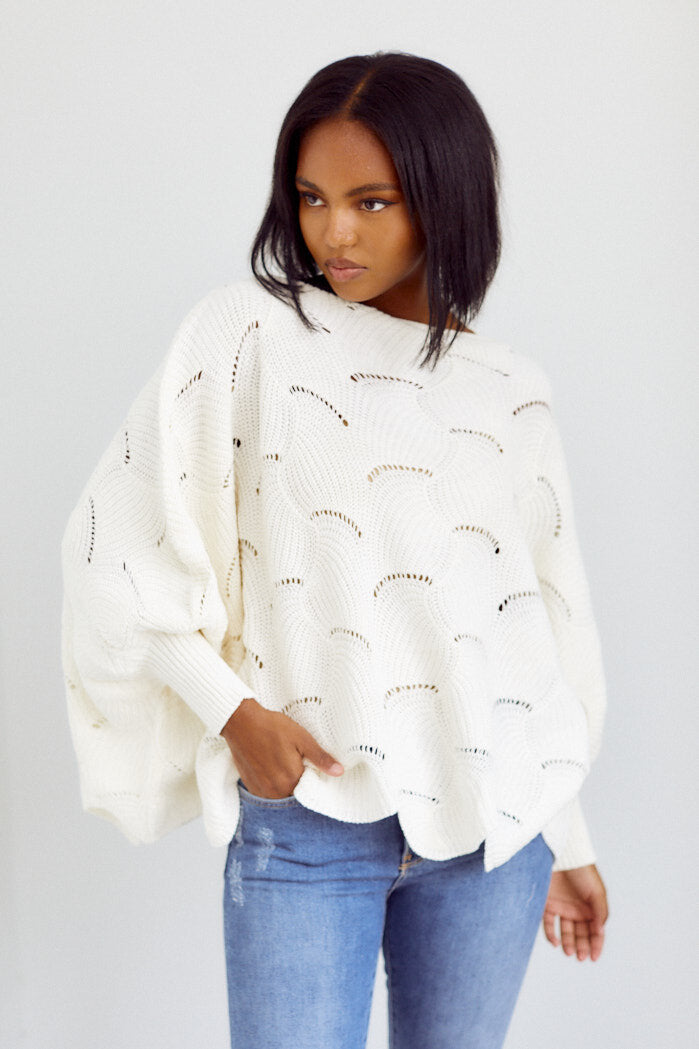 Olivia Open Knit Sweater