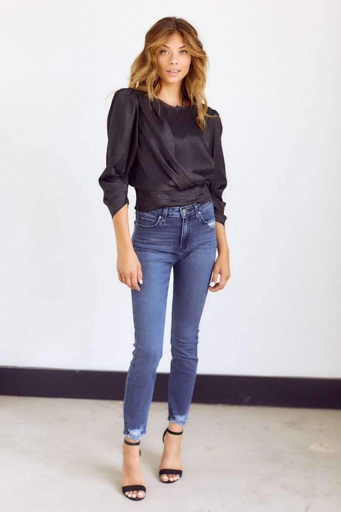 Loraine Wrap Style Blouse