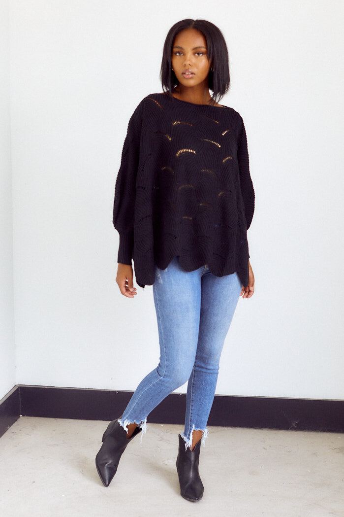 Olivia Open Knit Sweater