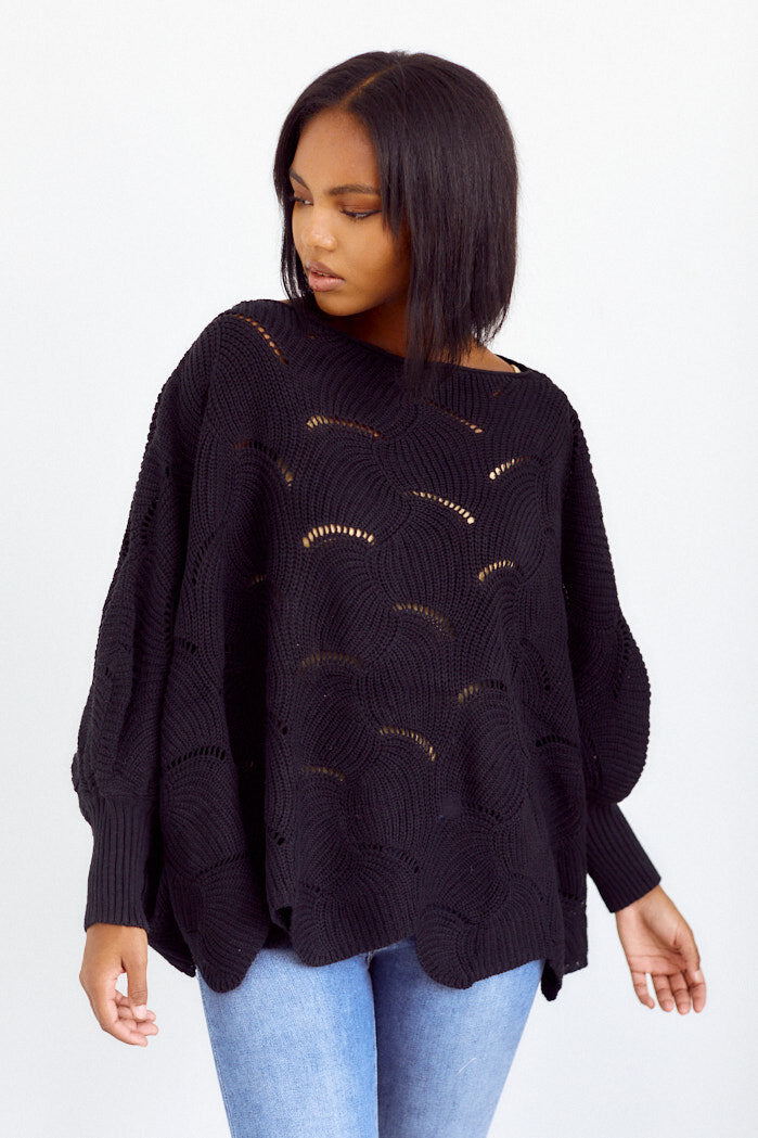 Olivia Open Knit Sweater