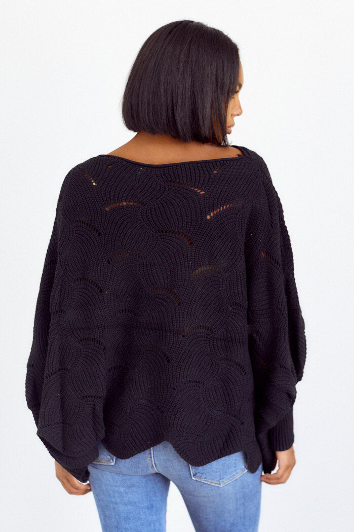 Olivia Open Knit Sweater