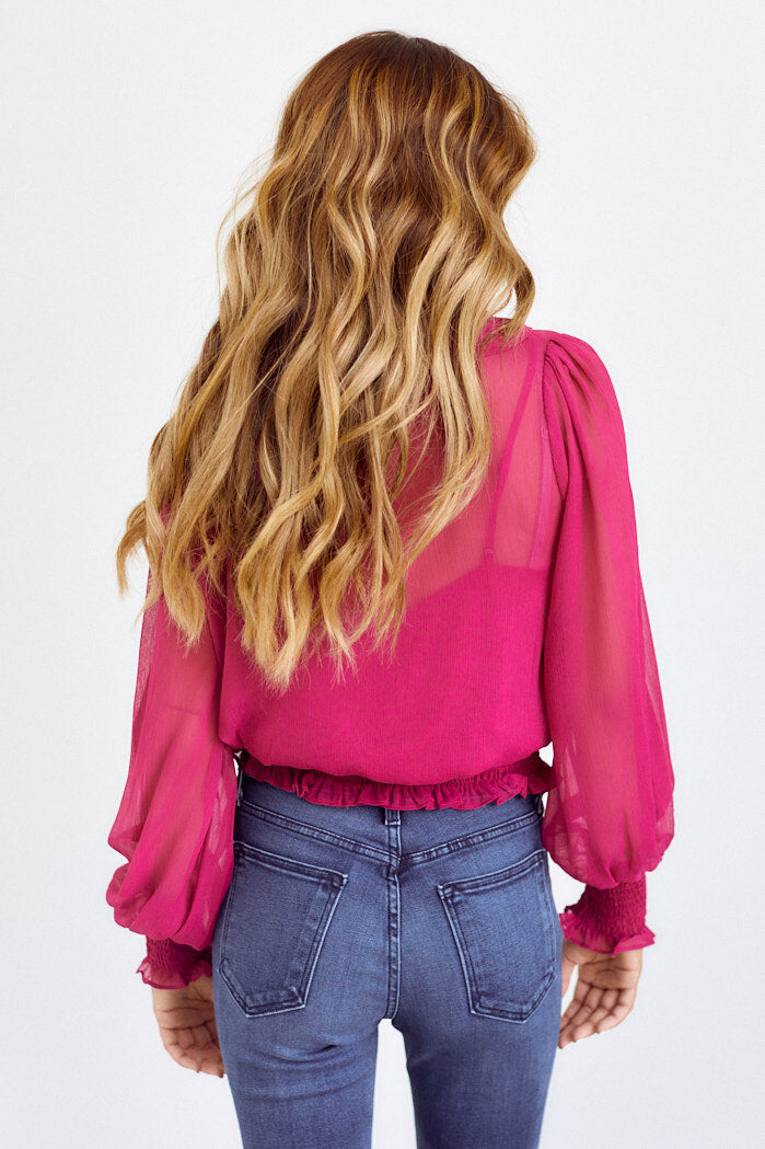 Tula Smocked Waist Blouse
