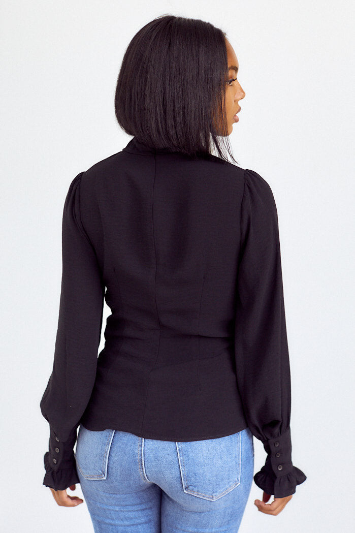 Maybry Wrap Blouse