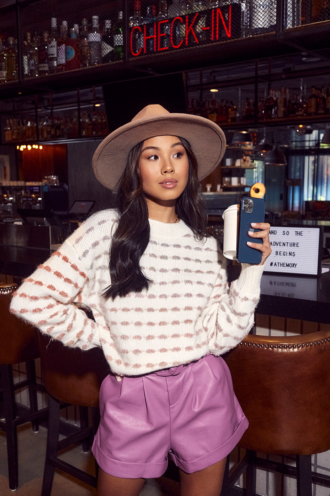 Charley Multi Color Textured Sweater