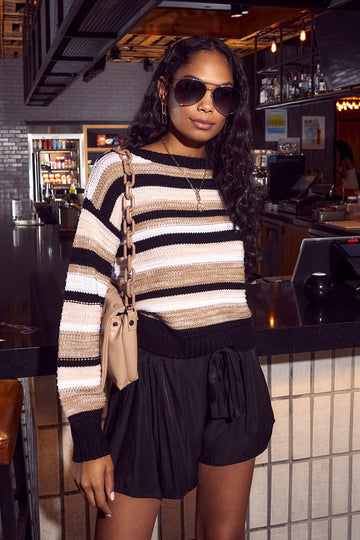 Tabbi Striped Sweater