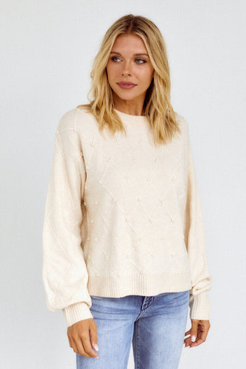 Corrine Diamond Knit Sweater
