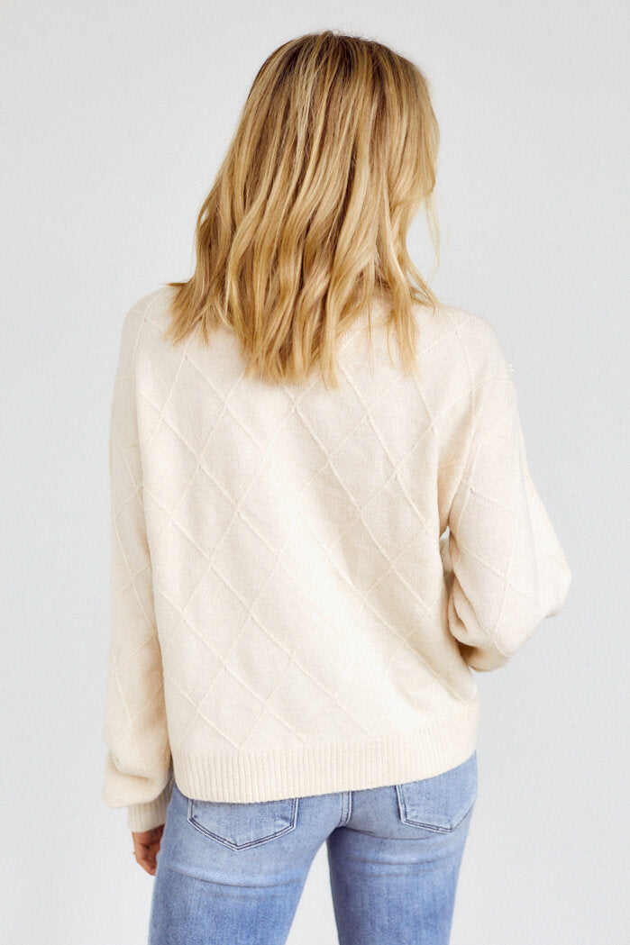 Corrine Diamond Knit Sweater
