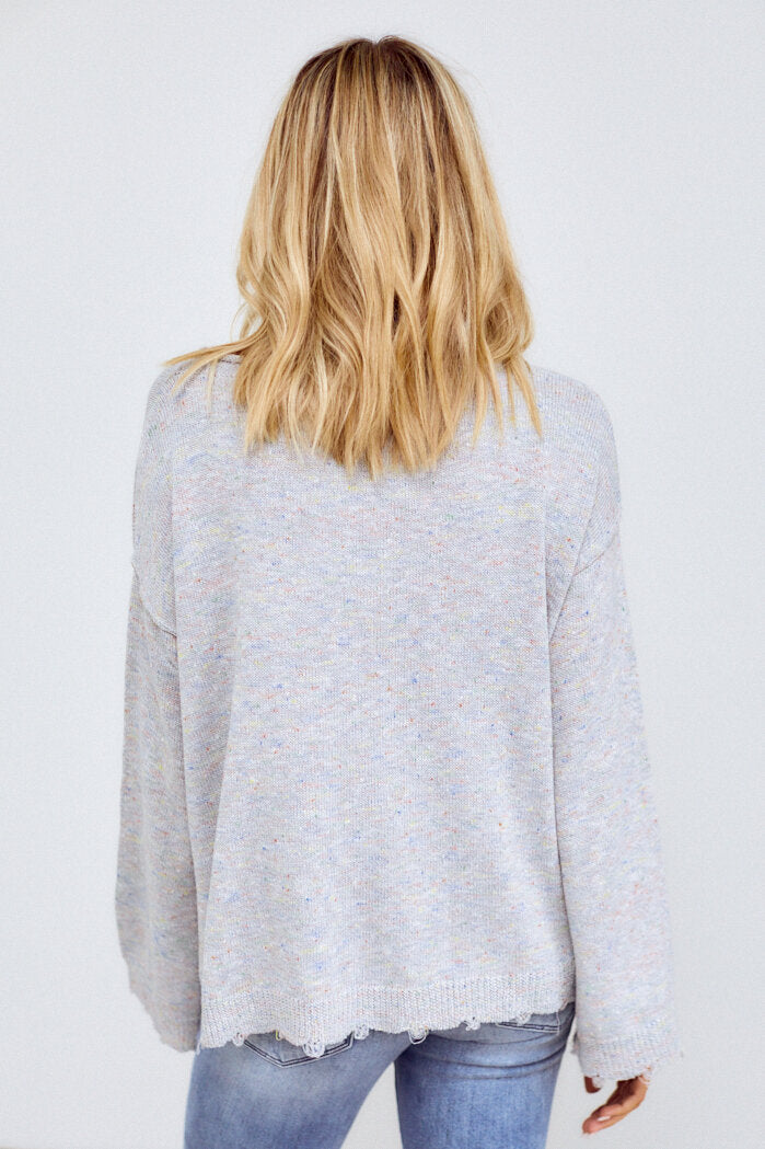 Yasbel Distressed Sweater