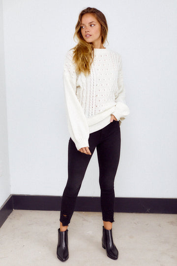 Princeton Double Hem Sweater
