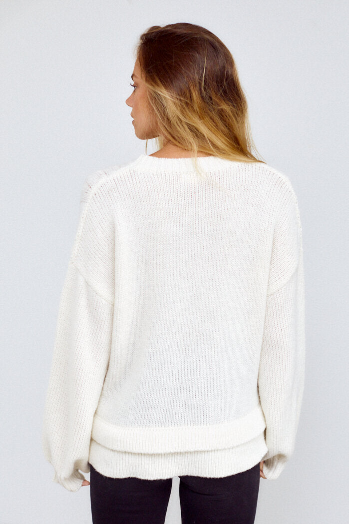 Princeton Double Hem Sweater