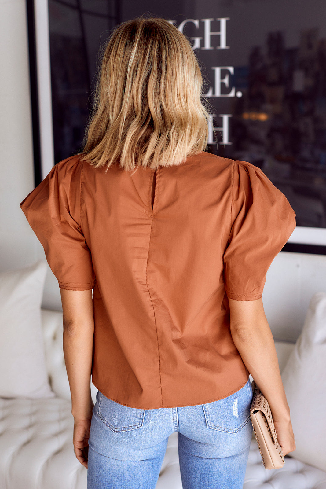 Crosbie Puff Sleeve Blouse