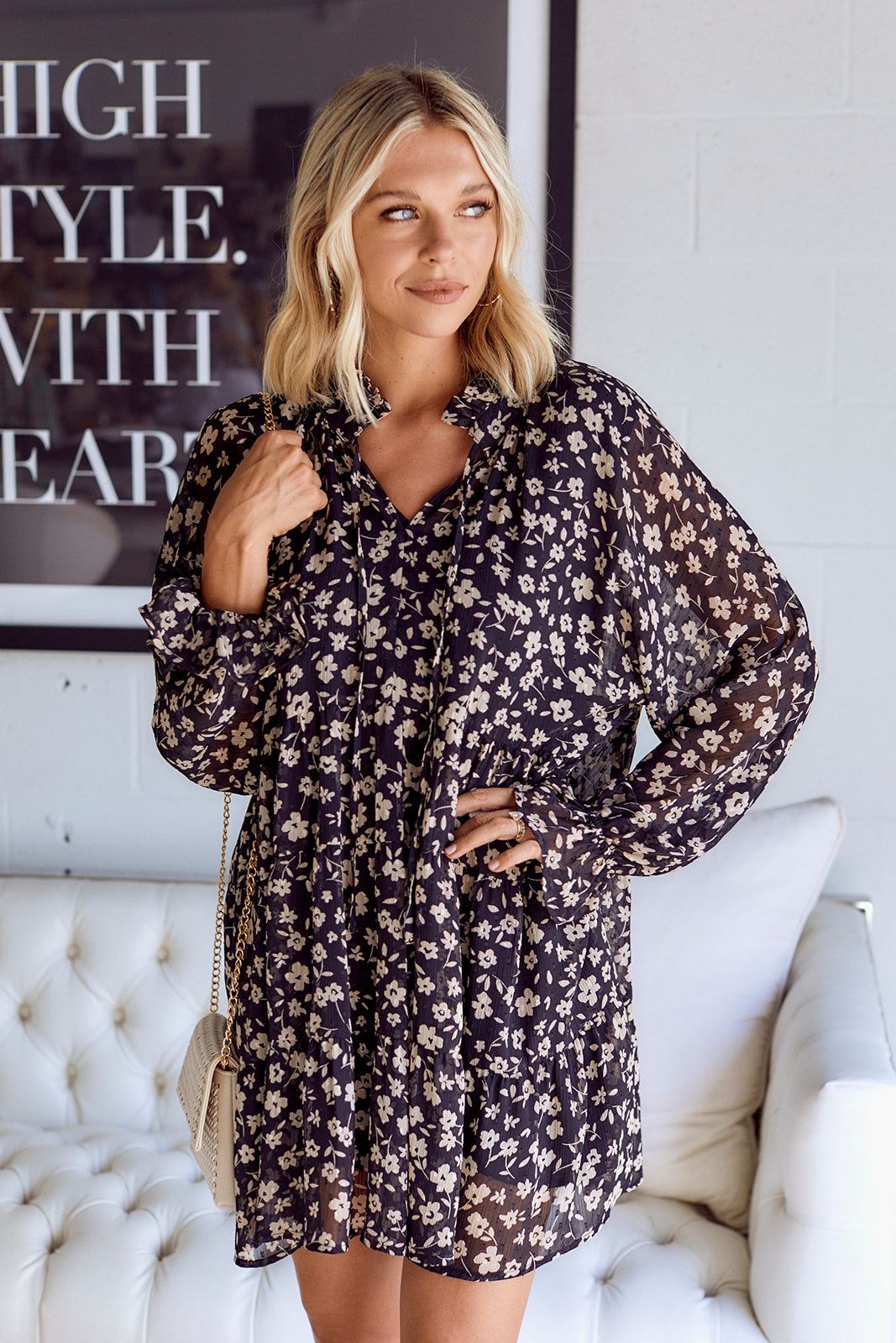 Gallia Floral Swing Dress