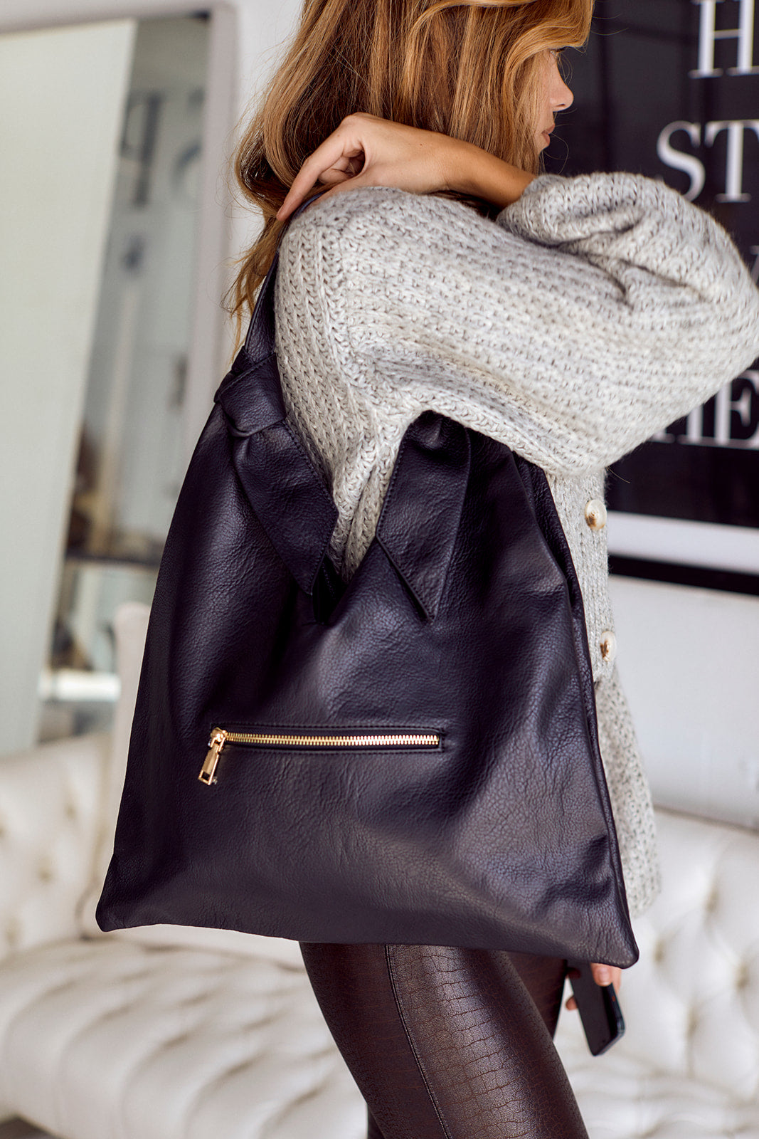 Tabitha Knot Detail Tote