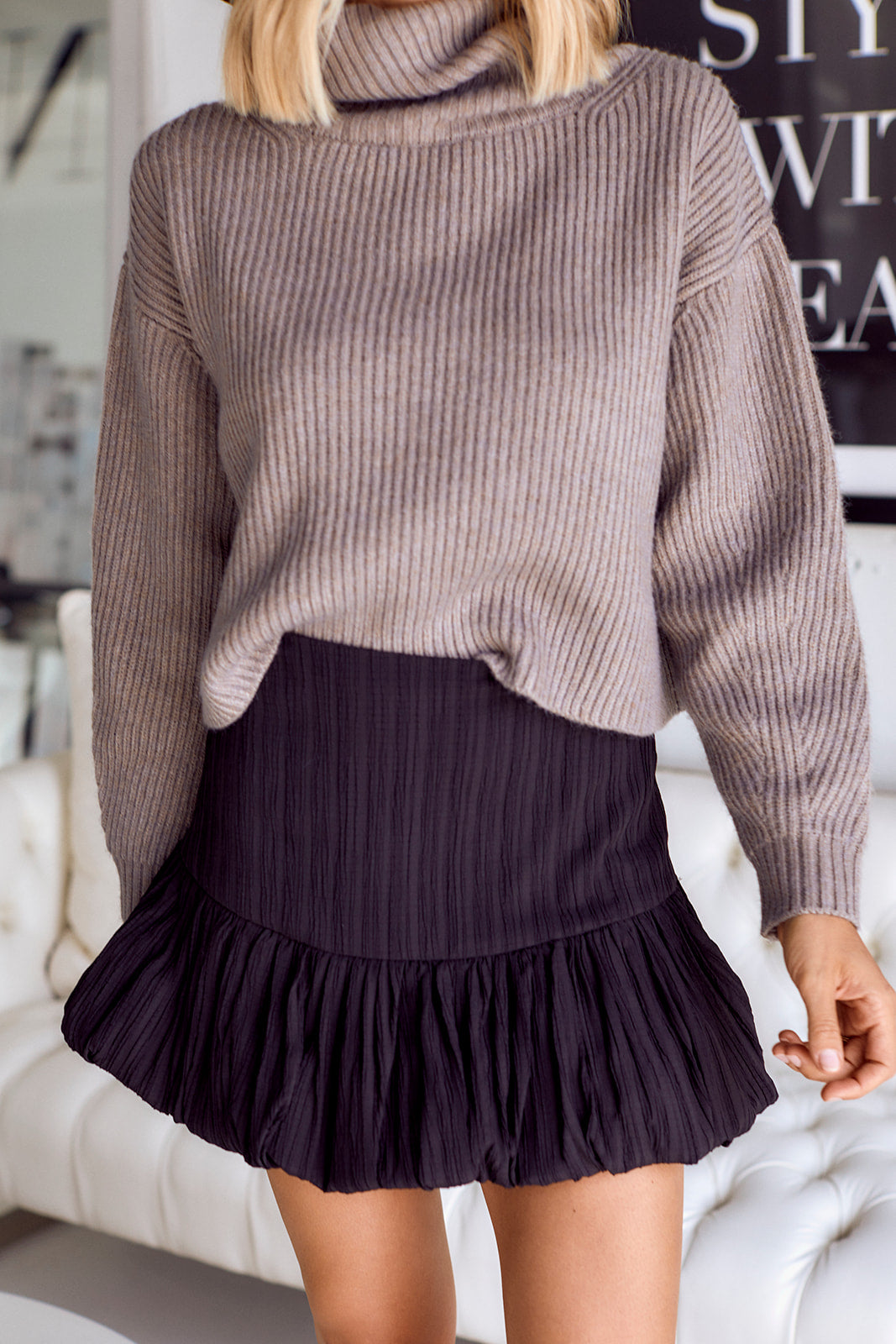 Anderson Bubble Hem Skirt
