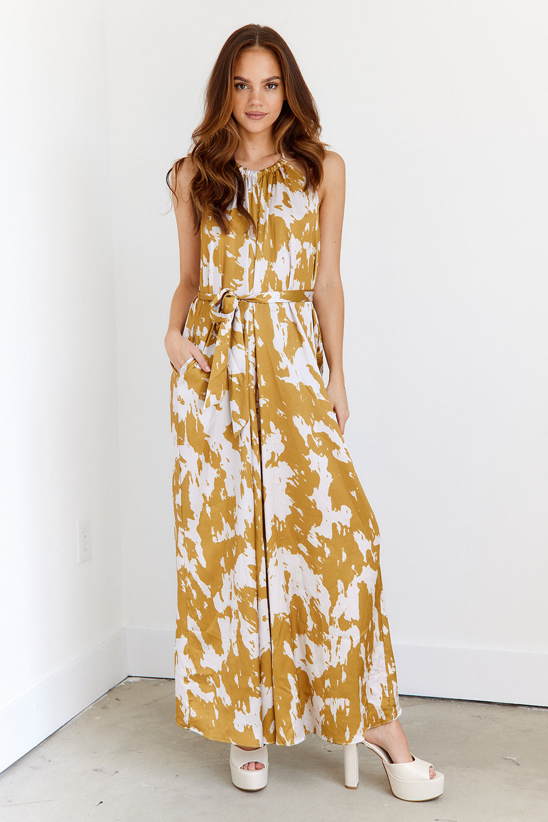 SALE - Ophelia High Neck Jumpsuit