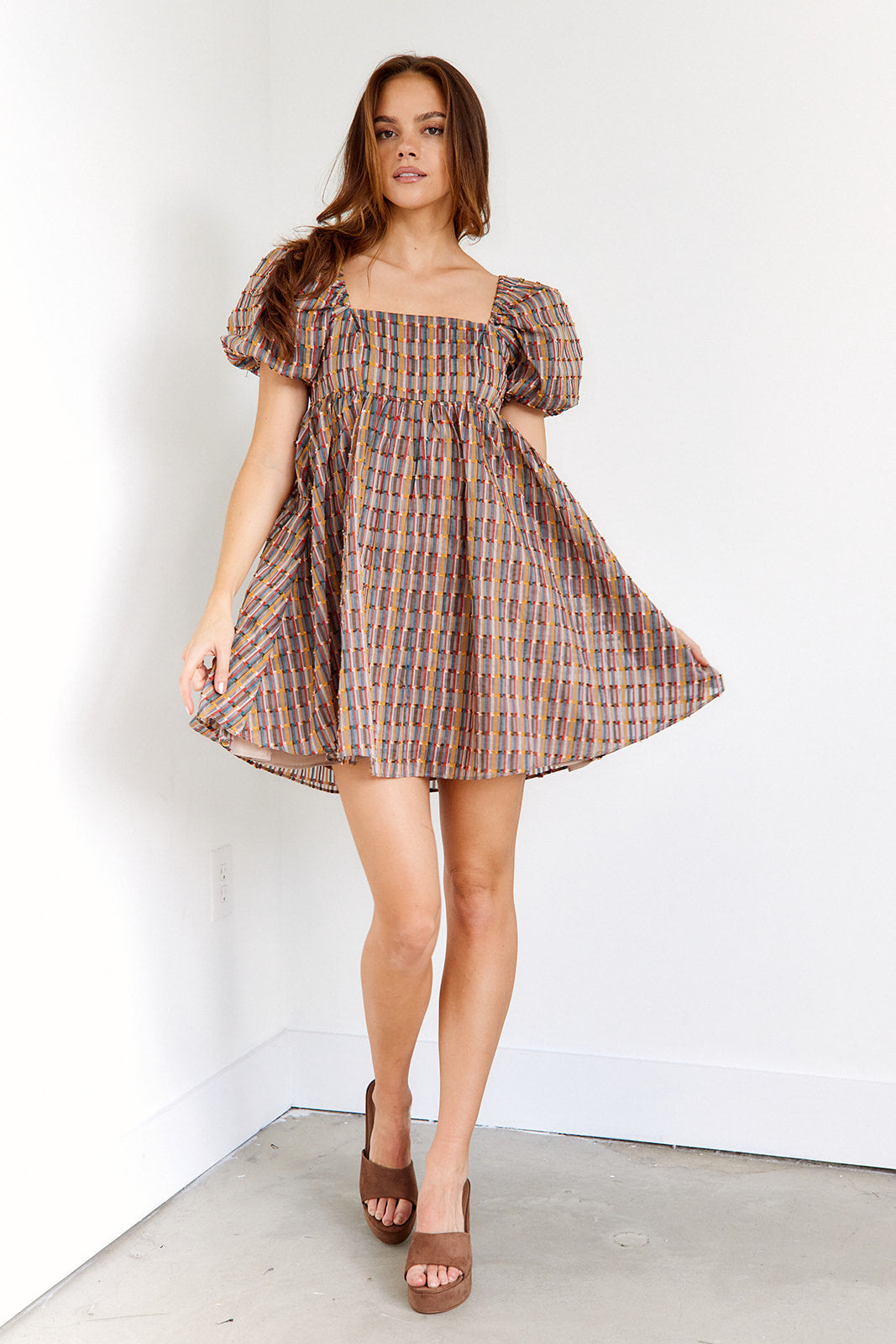 SALE - Kyra Babydoll Mini Dress