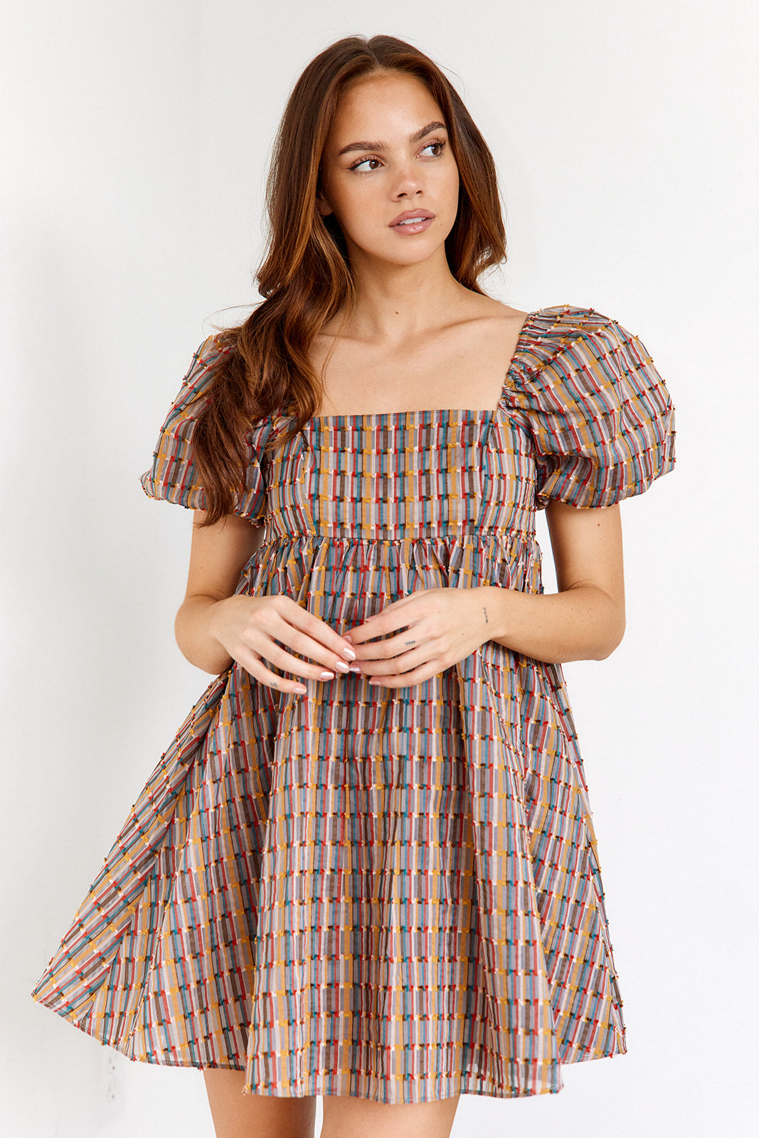 SALE - Kyra Babydoll Mini Dress