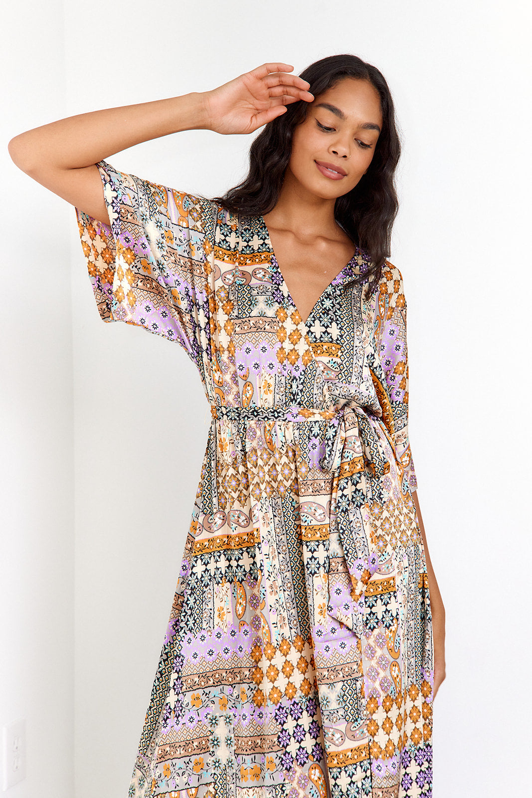 SALE - Porsha Printed Maxi Dress