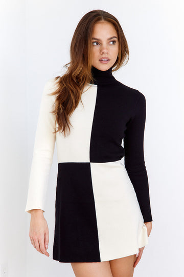 Mahalia Color Block Sweater Dress