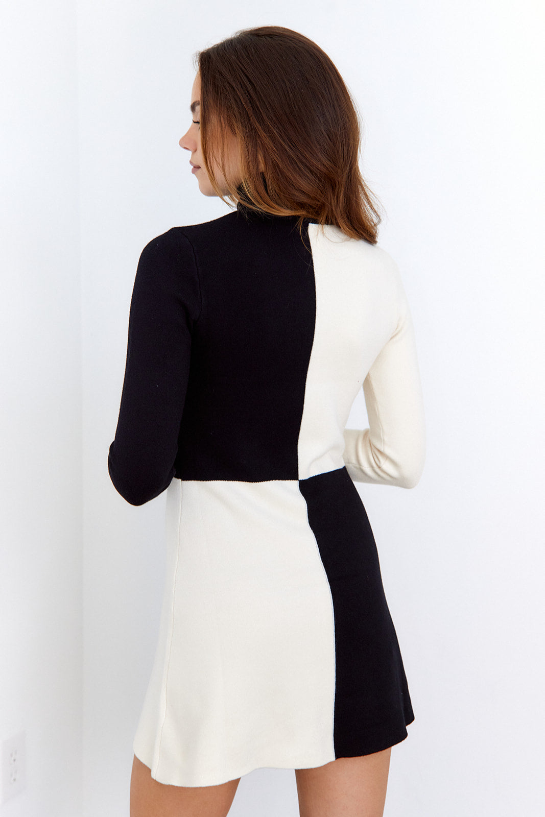 Mahalia Color Block Sweater Dress